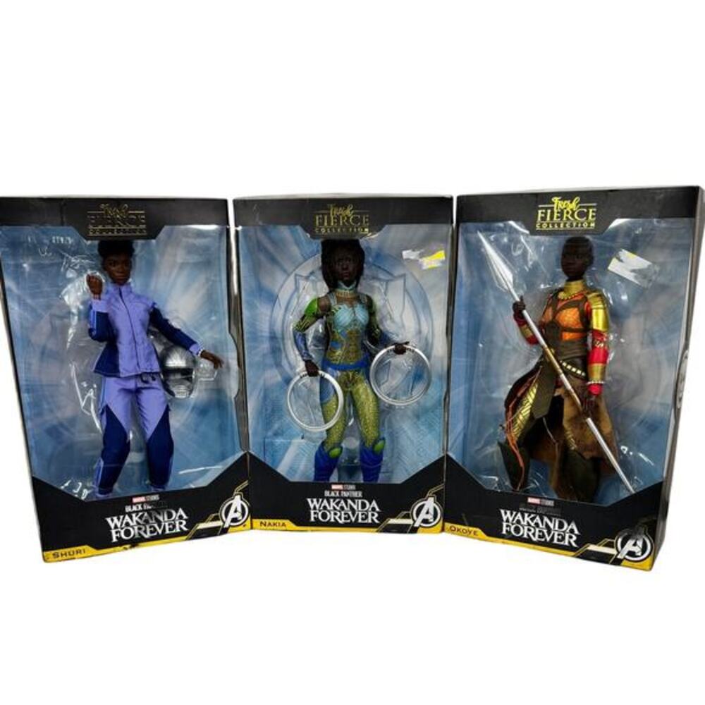 Marvel Black Panther‎ Wakanda Forever Fresh Doll Collection Okoye, Shuri & Nakia
